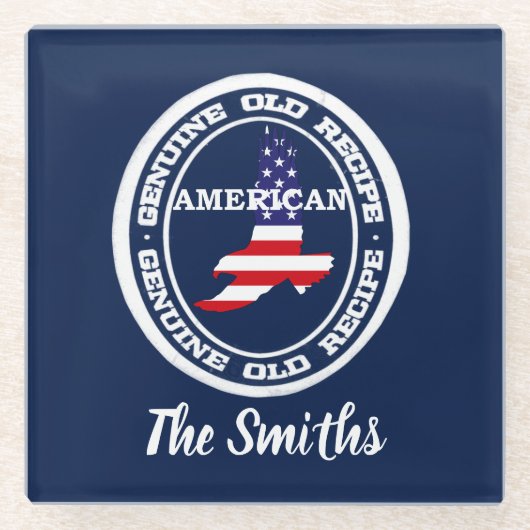 Legitieme Recipe American Glazen Onderzetter (Voorkant)