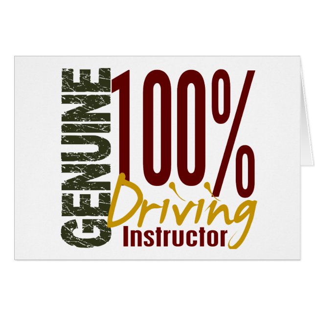 Legitieme rijinstructeur (Voorkant Horizontaal)