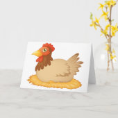 legkippen op Wenskaarten Kaart (Gele Bloem)