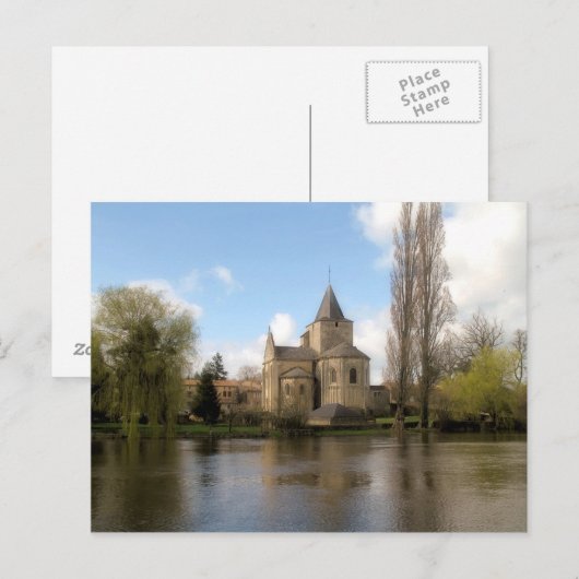 l'Eglise Jazeneuil Briefkaart (Voorkant / Achterkant)