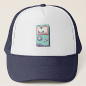LEGO-Inspired GameBoy | Retro Gamer Trucker Hat Trucker Pet (Voorkant)