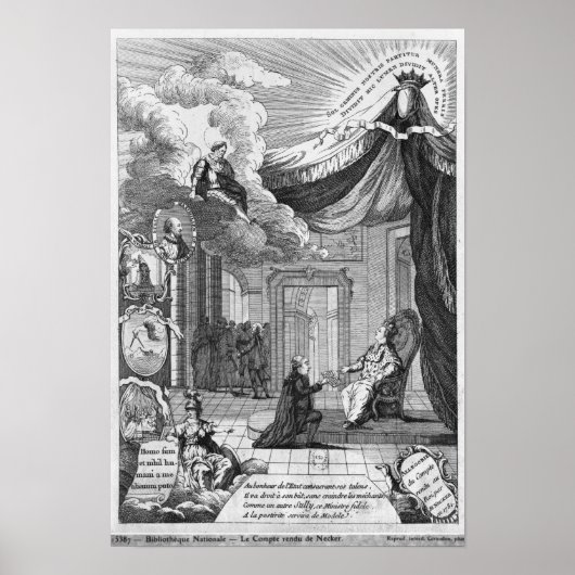 legoir verslag aan Louis XVI Poster (Voorkant)