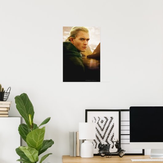 LEGOLAS GREENLEAF™ 3/4 profiel Poster (Thuiskantoor)