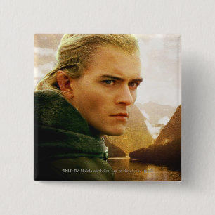 LEGOLAS GREENLEAF™ 3/4 profiel Vierkante Button 5,1 Cm