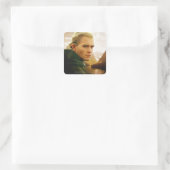 LEGOLAS GREENLEAF™ 3/4 profiel Vierkante Sticker (Tas)