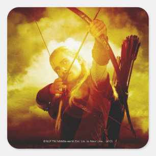 LEGOLAS GREENLEAF™-afzuigpijltje Vierkante Sticker