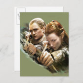 LEGOLAS GREENLEAF™ en TAURIEL™ Graphic Briefkaart (Voorkant / Achterkant)