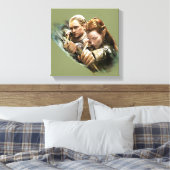 LEGOLAS GREENLEAF™ en TAURIEL™ Graphic Canvas Afdruk (Insitu (Slaapkamer))