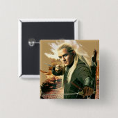 LEGOLAS GREENLEAF™ Graphic 2 Vierkante Button 5,1 Cm (Voorkant /achterkant)