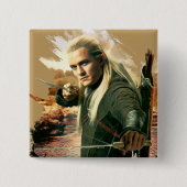 LEGOLAS GREENLEAF™ Graphic 2 Vierkante Button 5,1 Cm (Voorkant)