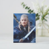 LEGOLAS GREENLEAF™ in blauw Briefkaart (Staand voorkant)
