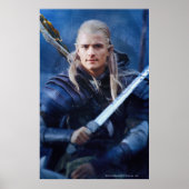 LEGOLAS GREENLEAF™ in blauw Poster (Voorkant)