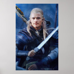 LEGOLAS GREENLEAF™ in blauw Poster