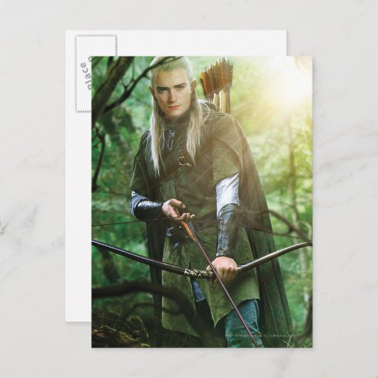 LEGOLAS GREENLEAF™ met boog Briefkaart (Voorkant / Achterkant)