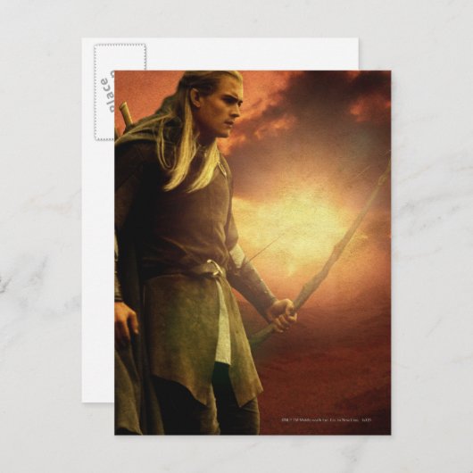 LEGOLAS GREENLEAF™ met Boog Briefkaart (Voorkant / Achterkant)