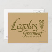 LEGOLAS GREENLEAF™-naam Briefkaart (Voorkant / Achterkant)