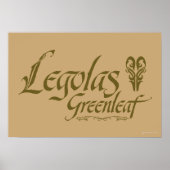 LEGOLAS GREENLEAF™-naam Poster (Voorkant)
