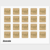 LEGOLAS GREENLEAF™-naam Vierkante Sticker (Vel)
