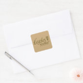 LEGOLAS GREENLEAF™-naam Vierkante Sticker (Envelop)