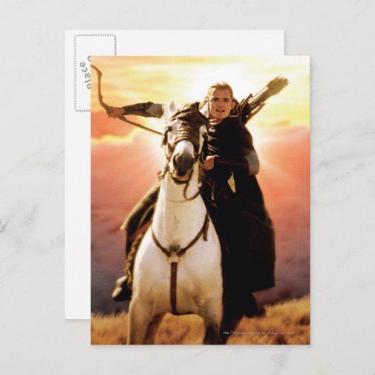 LEGOLAS GREENLEAF™ op Horseback Briefkaart (Voorkant / Achterkant)