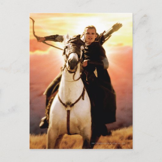 LEGOLAS GREENLEAF™ op Horseback Briefkaart (Voorkant)