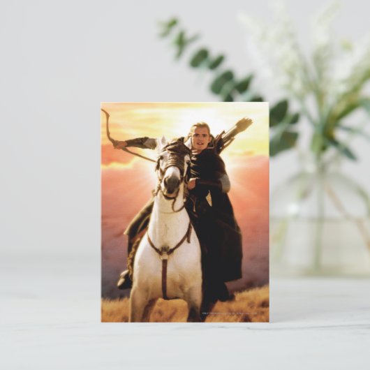 LEGOLAS GREENLEAF™ op Horseback Briefkaart (Staand voorkant)