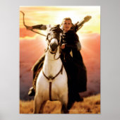 LEGOLAS GREENLEAF™ op Horseback Poster (Voorkant)