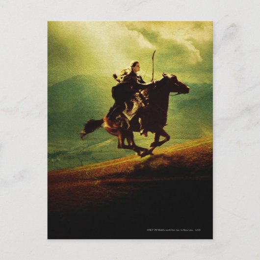 LEGOLAS GREENLEAF™ op paard Briefkaart (Voorkant)