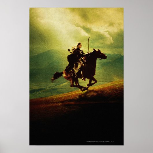 LEGOLAS GREENLEAF™ op paard Poster (Voorkant)