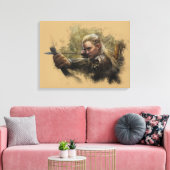 LEGOLAS GREENLEAF™-schets Canvas Afdruk (Insitu (Woonkamer))