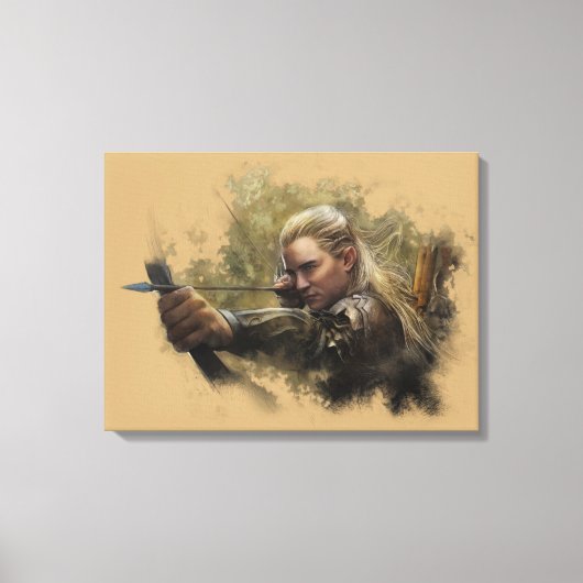 LEGOLAS GREENLEAF™-schets Canvas Afdruk (Voorkant)