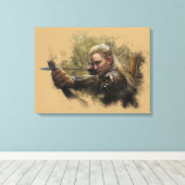 LEGOLAS GREENLEAF™-schets Canvas Afdruk (Insitu (Houten vloer))