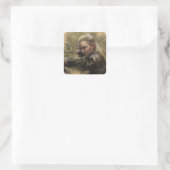 LEGOLAS GREENLEAF™-schets Vierkante Sticker (Tas)