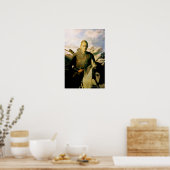 LEGOLAS GREENLEAF™ sluit het paard af Poster (Keuken)