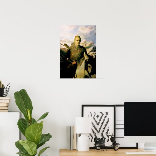 LEGOLAS GREENLEAF™ sluit het paard af Poster (Thuiskantoor)