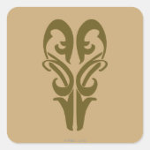 LEGOLAS GREENLEAF™-symbool Vierkante Sticker (Voorkant)