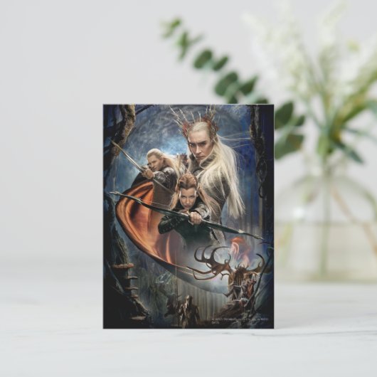 LEGOLAS GREENLEAF™, TAURIEL™ en Thranduil Briefkaart (Staand voorkant)