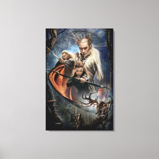 LEGOLAS GREENLEAF™, TAURIEL™ en Thranduil Canvas Afdruk (Voorkant)