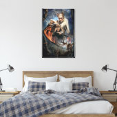 LEGOLAS GREENLEAF™, TAURIEL™ en Thranduil Canvas Afdruk (Insitu (Slaapkamer))