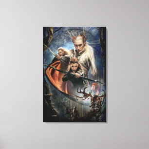 LEGOLAS GREENLEAF™, TAURIEL™, en Thranduil Canvas Afdruk