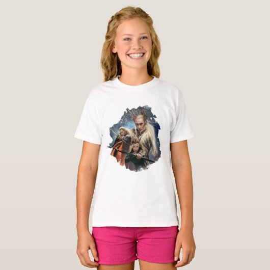 LEGOLAS GREENLEAF™, TAURIEL™ en Thranduil T-shirt (Voorkant volledig)