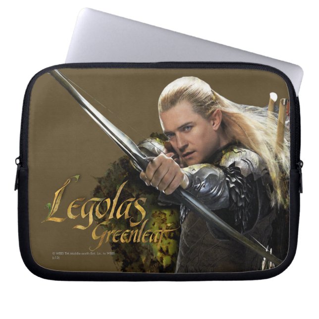 LEGOLAS GREENLEAF™ Tekenvak Grafisch Laptop Sleeve (Voorkant)