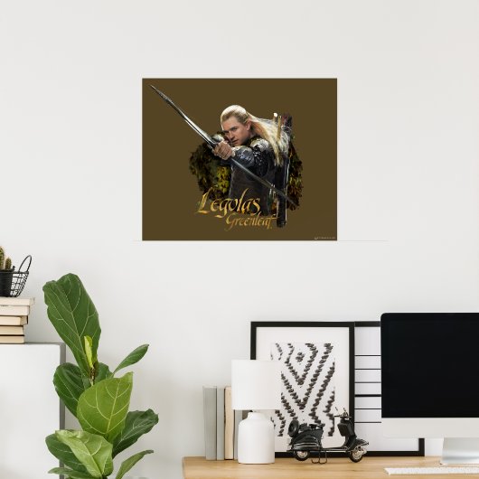 LEGOLAS GREENLEAF™ Tekenvak Grafisch Poster (Thuiskantoor)