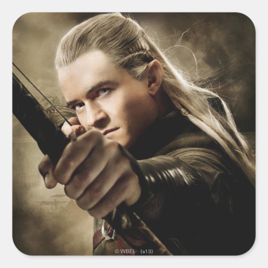 LEGOLAS GREENLEAF™ VIERKANTE STICKER (Voorkant)