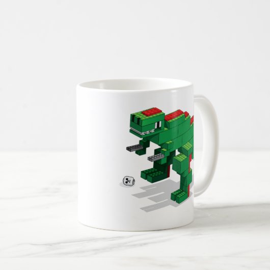 Legosaurus Coffee Mok (Voorkant rechts)
