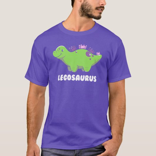 Legosaurus Dinosaur family girl T-shirt (Voorkant)