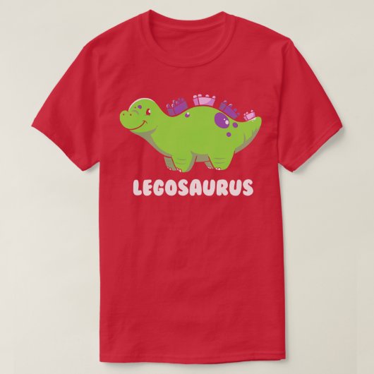 Legosaurus Dinosaur Kinder door Tobe Fonseca T-shirt (Design voorkant)