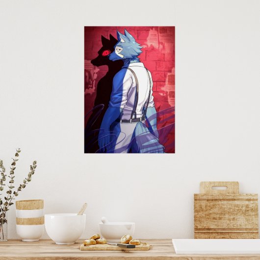 Legoshi beastars poster (Keuken)