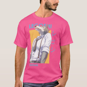 Legoshi Beastars Wolf Kaart Anime T-shirt
