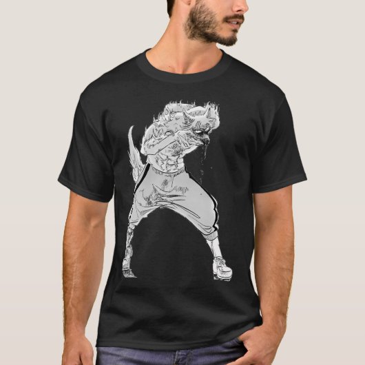 Legoshi Strijdend Ontwerp T-shirt (Voorkant)